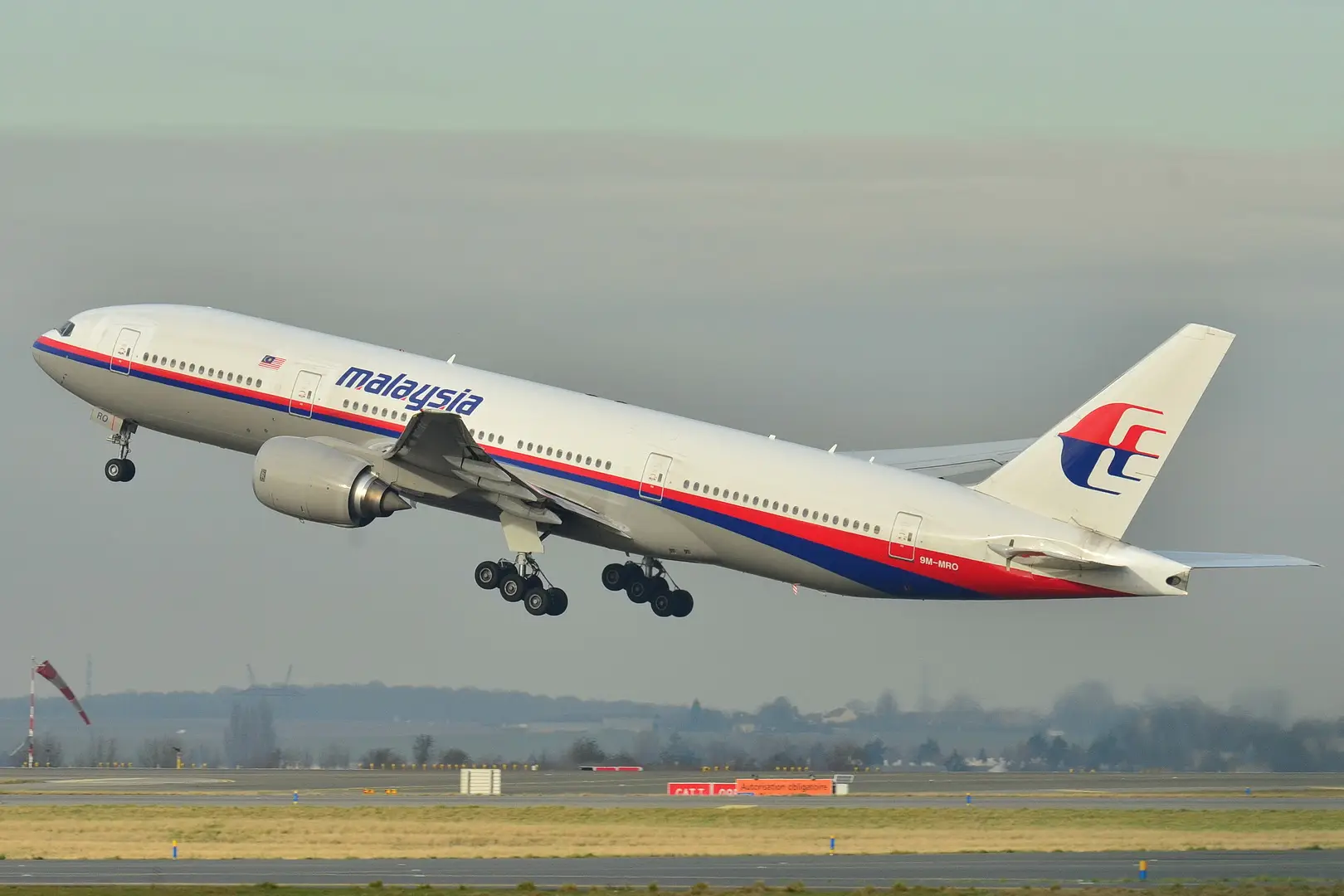 Avión Boeing 777-200ER de Malaysia Airlines, similar al MH370 desaparecido en 2014. Imagen usada con fines informativos.